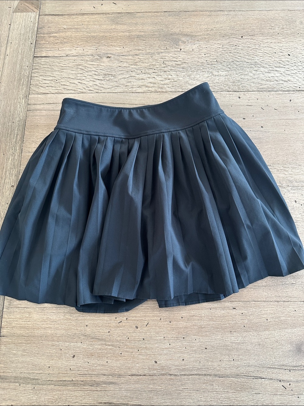 abercrombie kids Black Pleated Skater Skirt